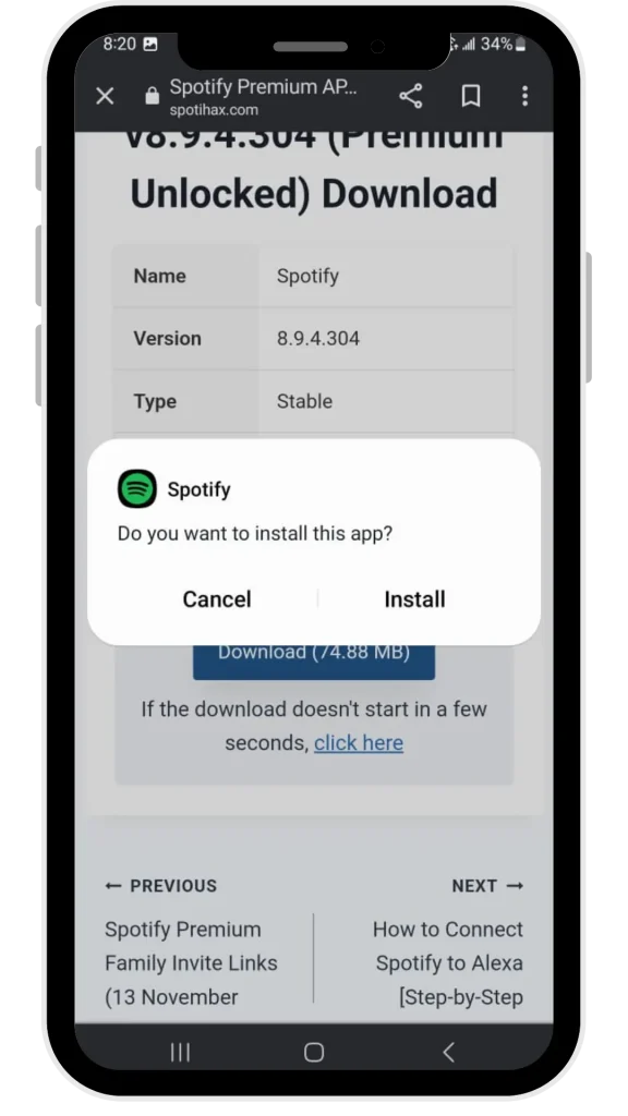 cómo descargar spotify premium apk gratis 3