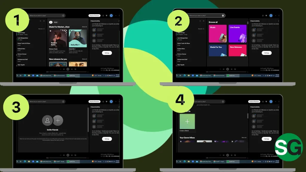 spotify blend PC