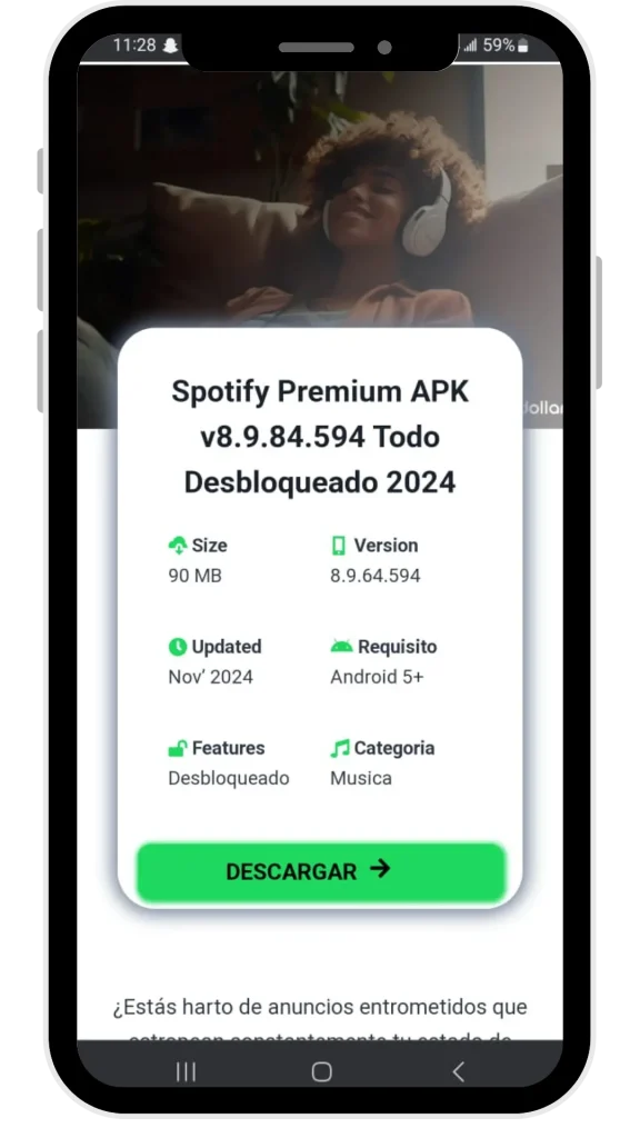 como descargar spotify premium apk 1