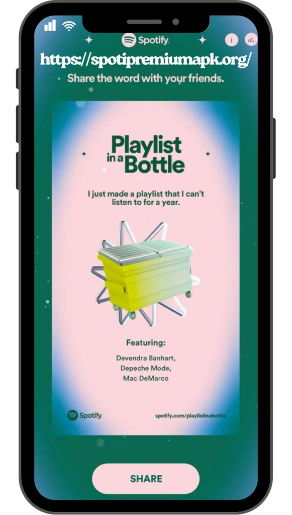 Spotify Premium APK v9.0.84.1313 Todo Desbloqueado 2025 Lista de reproducción en una botella