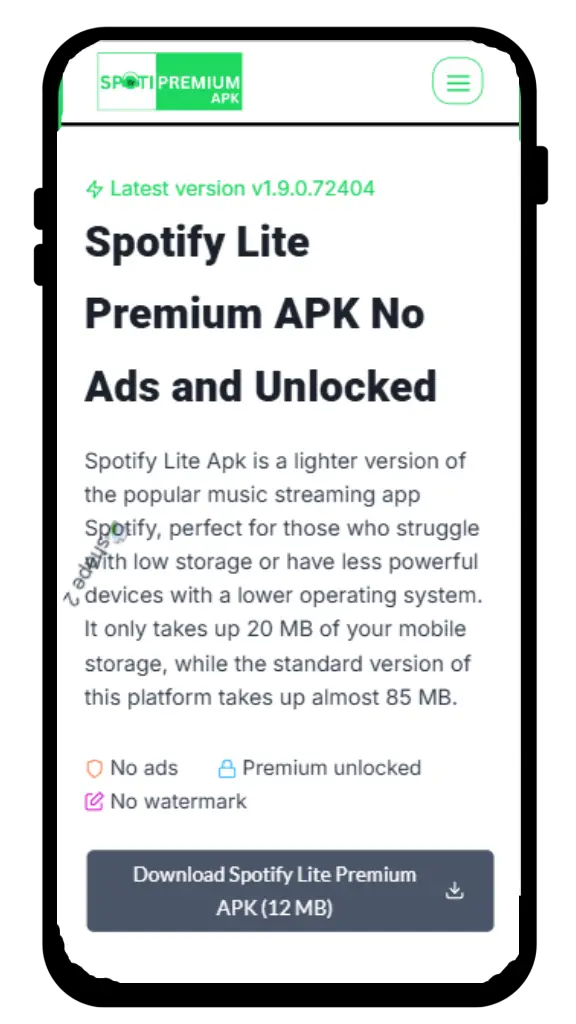 spotify lite Premium apk en android